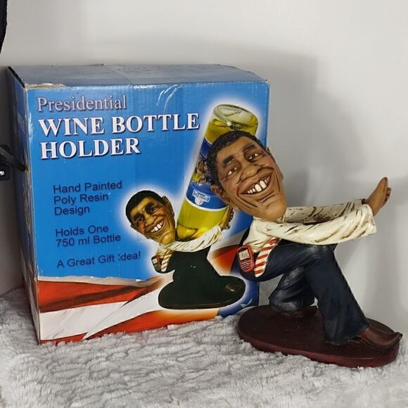 Obama Wine Holder    - Picture 1 of 7